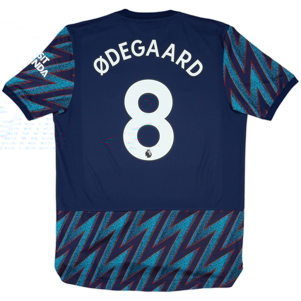 2021-22 Arsenal Authentic Third Shirt Odegaard #8 (L)