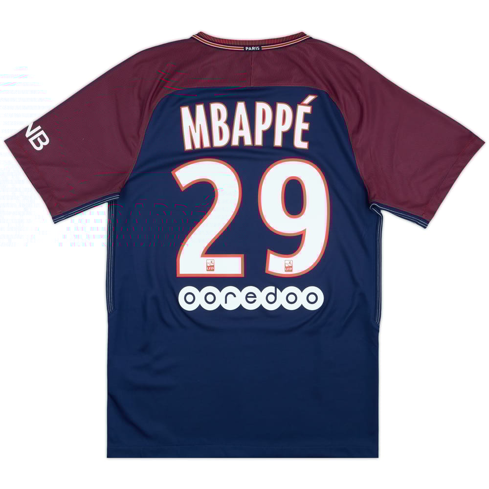 2017-18 Paris Saint-Germain Home Shirt Mbappe #29 - 10/10 - (S)