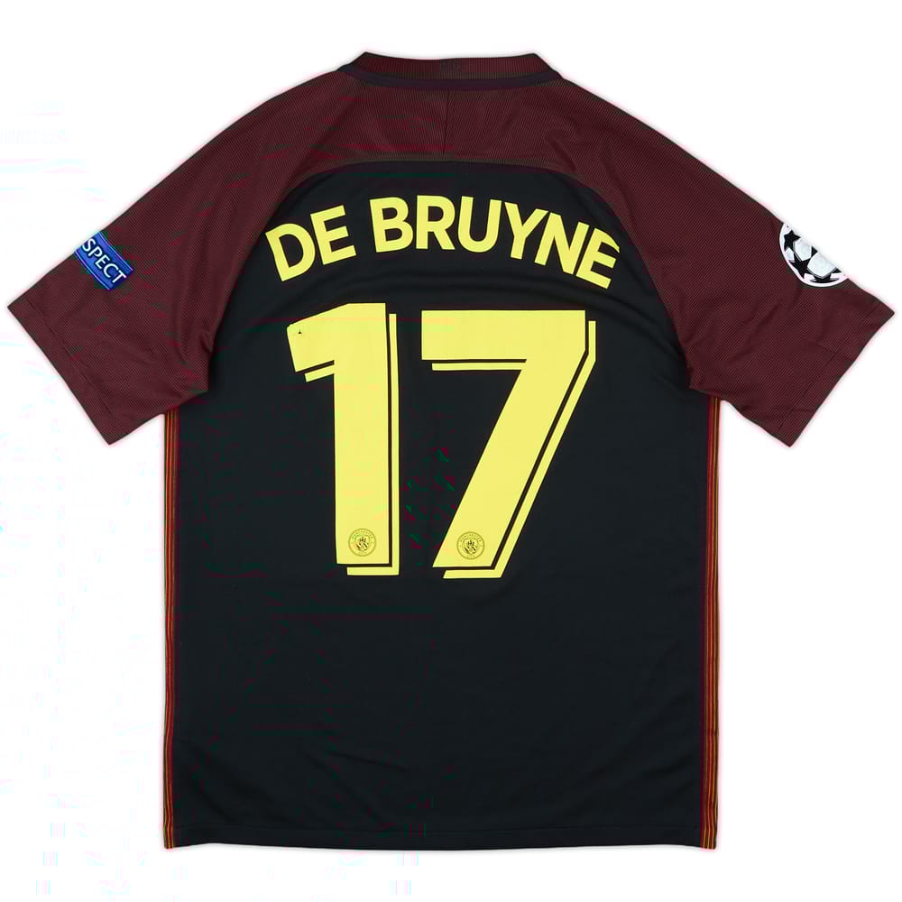2016-17 Manchester City Away Shirt De Bruyne #17 - 7/10 - (M)