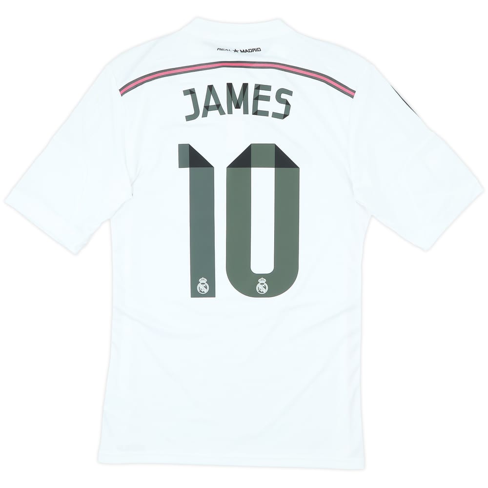 2014-15 Real Madrid Home Shirt James #10 (S)