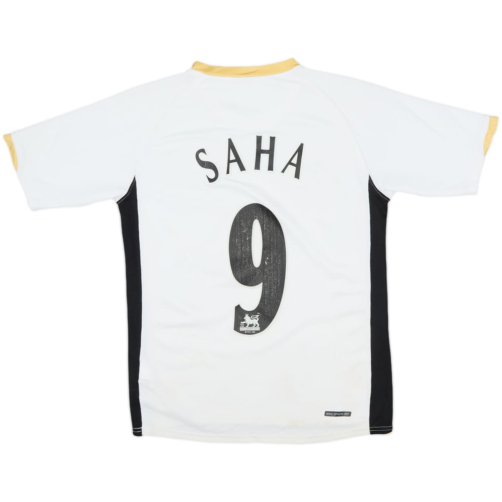 2006-08 Manchester United Away Shirt Saha #9 - 5/10 - (L.Boys)