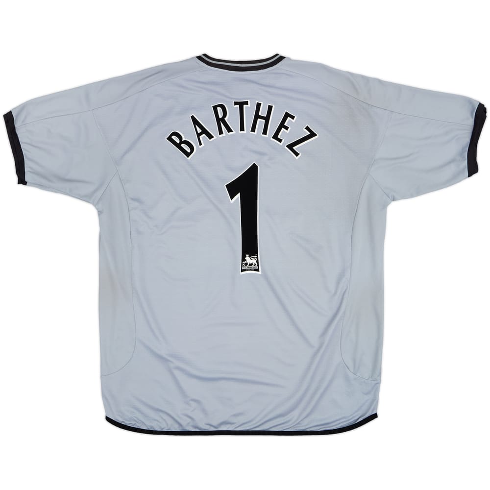 2001-02 Manchester United Centenary GK S/S Shirt Barthez #1 - 9/10 - (XXL)