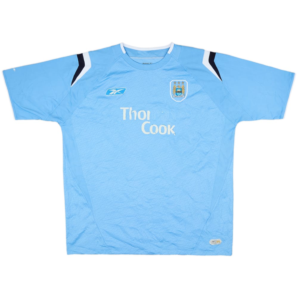2004-05 Manchester City Home Shirt - 4/10 - (XL)