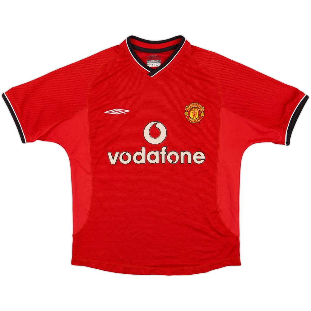 2000-02 Manchester United Home Shirt - 5/10 - (XS)
