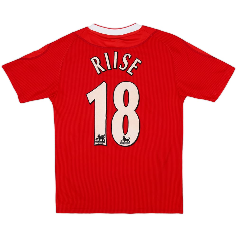 2002-04 Liverpool Home Shirt Riise #18 - 5/10 - (L.Boys)