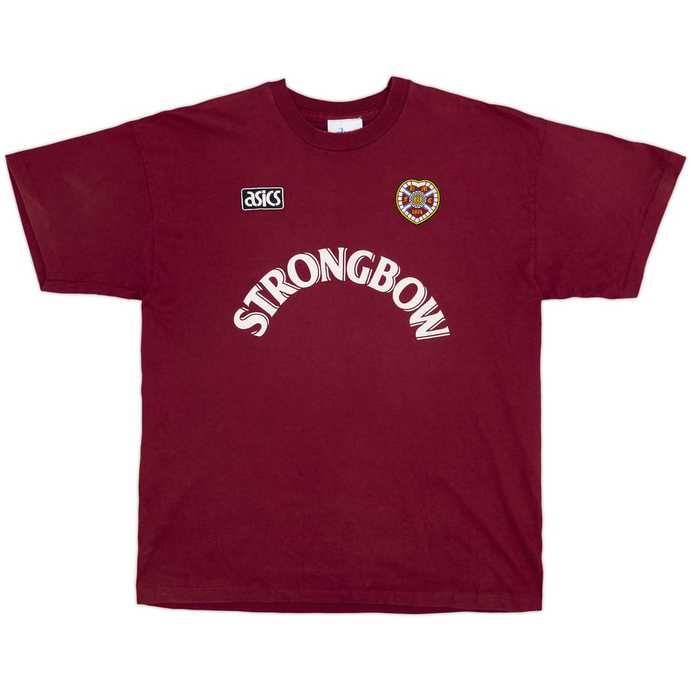 1993-94 Hearts Asics Training/Leisure Tee - 9/10 - (XL)
