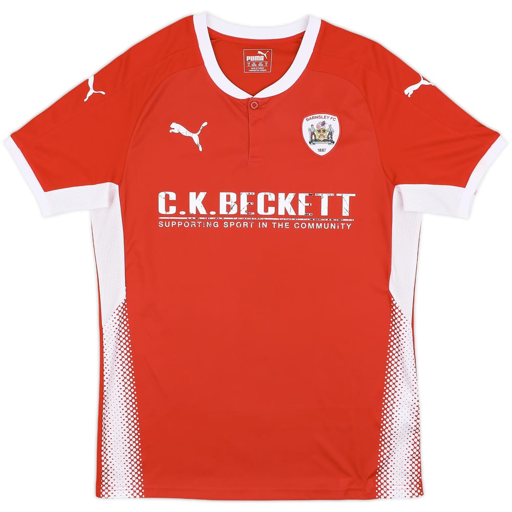 2017-18 Barnsley Home Shirt - 5/10 - (M)