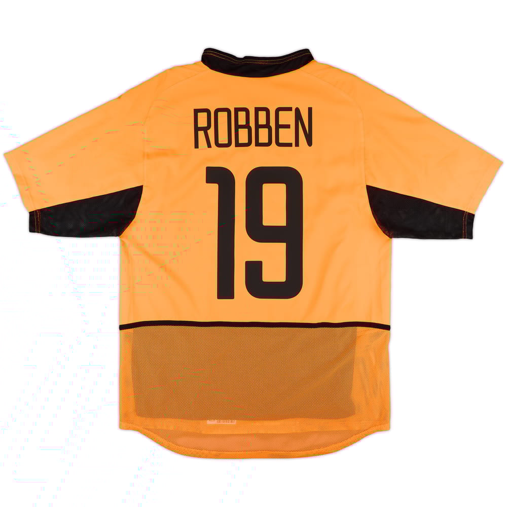 2002-04 Netherlands Player Issue Home Shirt Robben #19 - 10/10 - (M)
