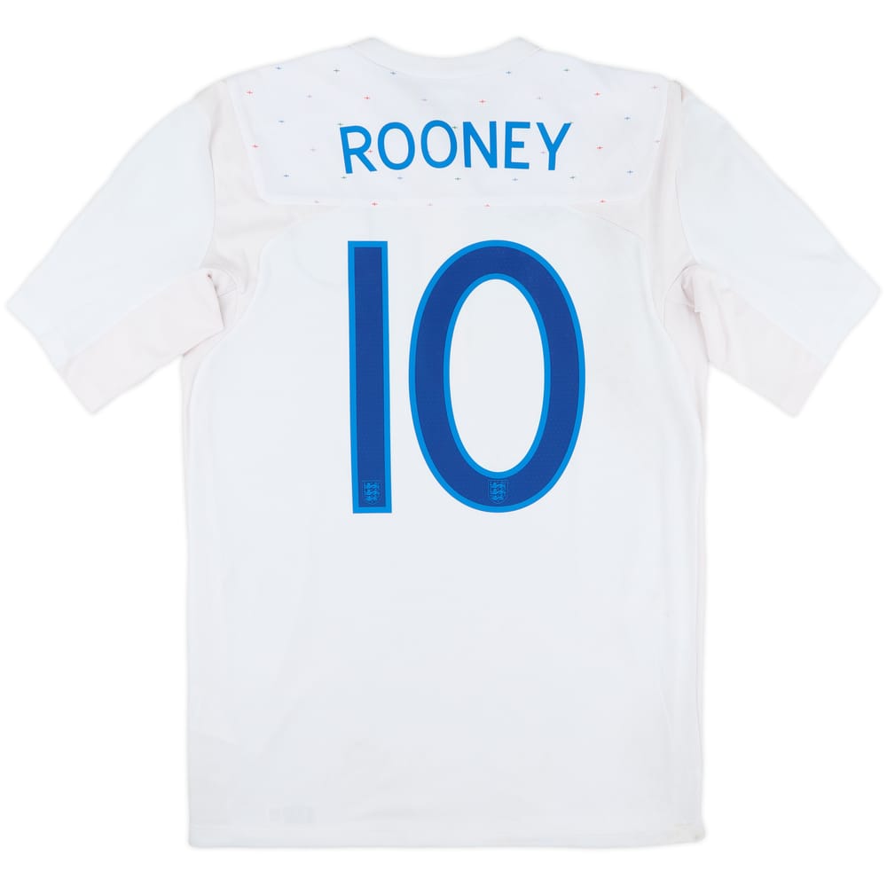 2010-11 England Home Shirt Rooney #10 - 9/10 - (M)