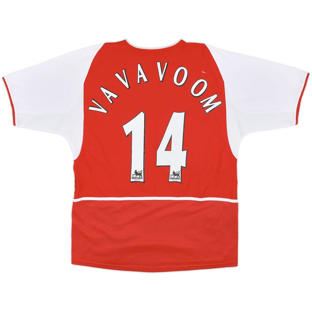 2002-04 Arsenal Home Shirt Va Va Voom #14 - 6/10 - (M)