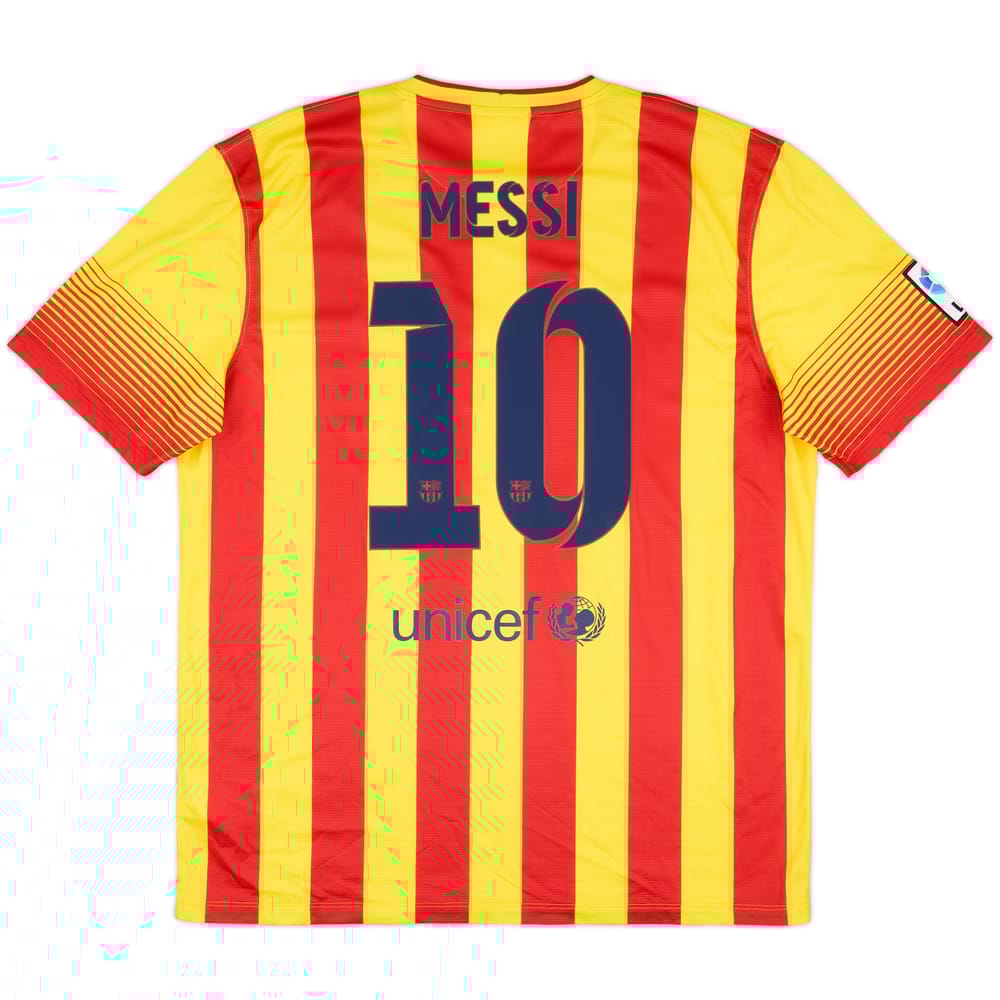 2013-15 Barcelona Away Shirt Messi #10 (XL)