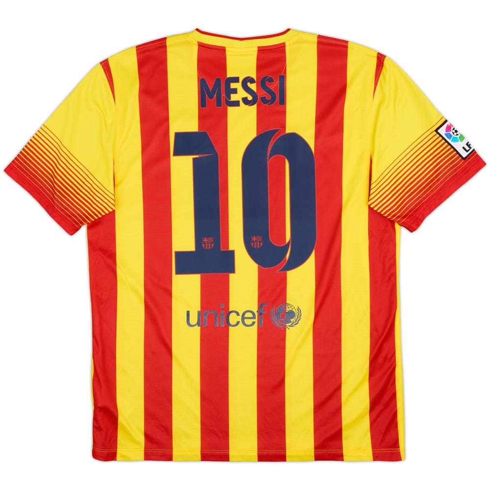 2013-15 Barcelona Away Shirt Messi #10 - 5/10 - (L)