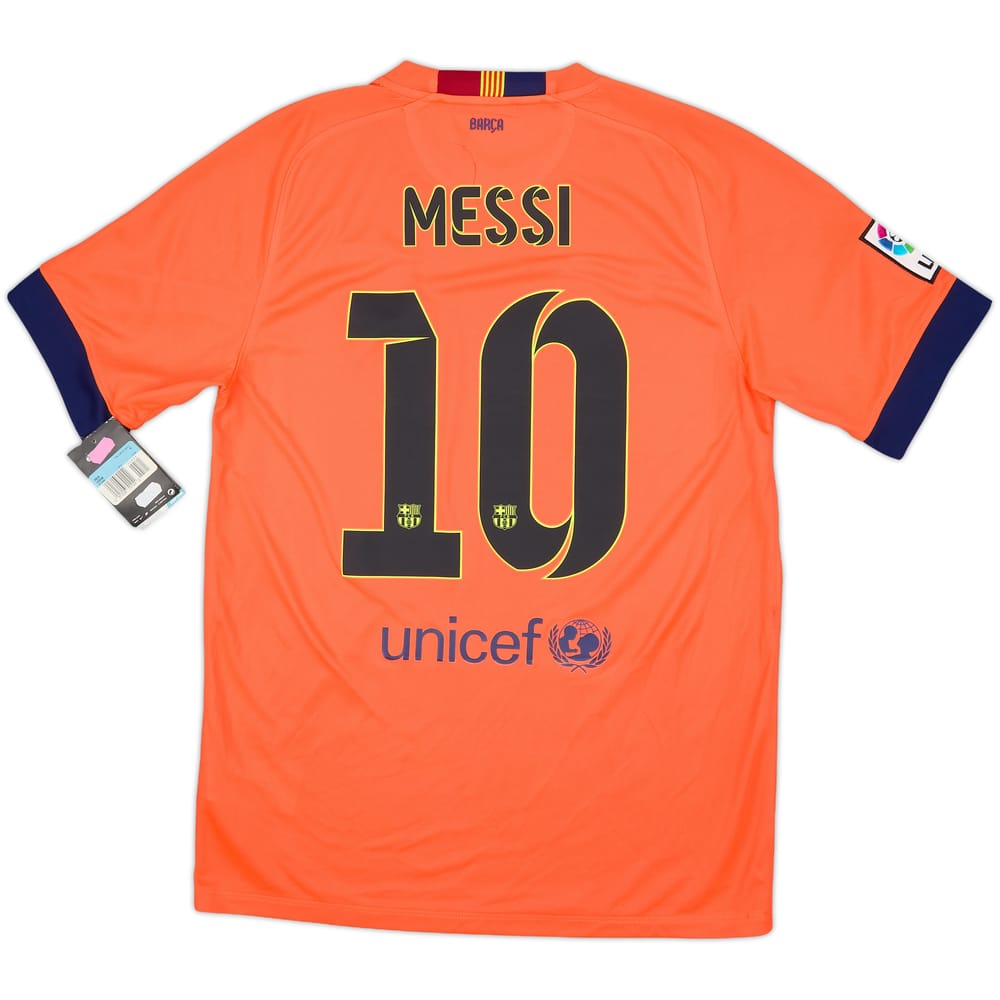2014-15 Barcelona Away Shirt Messi #10 (M)