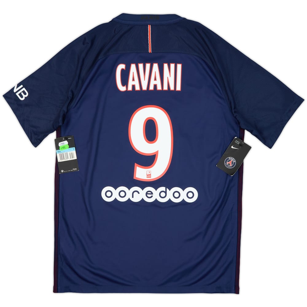 2016-17 Paris Saint-Germain Home Shirt Cavani #9 (M)