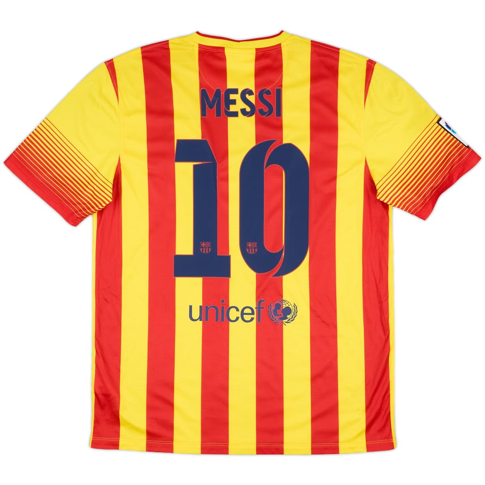 2013-15 Barcelona Away Shirt Messi #10 (L)