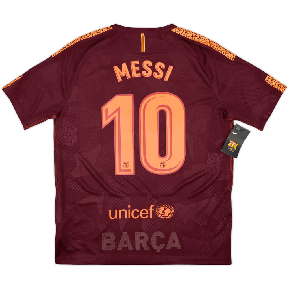 2017-18 Barcelona Third Shirt Messi #10 (L)