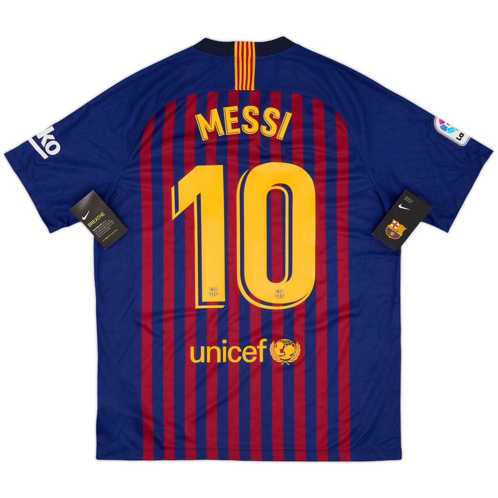 2018-19 Barcelona Home Shirt Messi #10 (L)