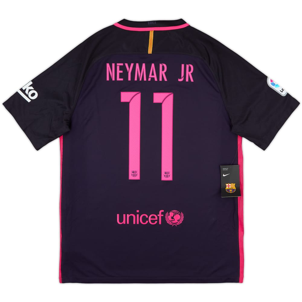 2016-17 Barcelona Away Shirt Neymar Jr #11 (L)
