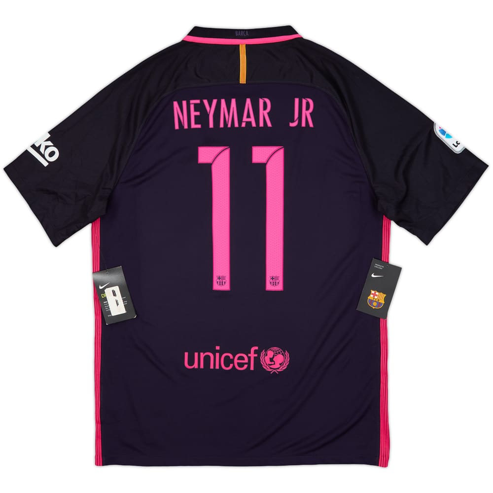 2016-17 Barcelona Away Shirt Neymar Jr #11 (L)
