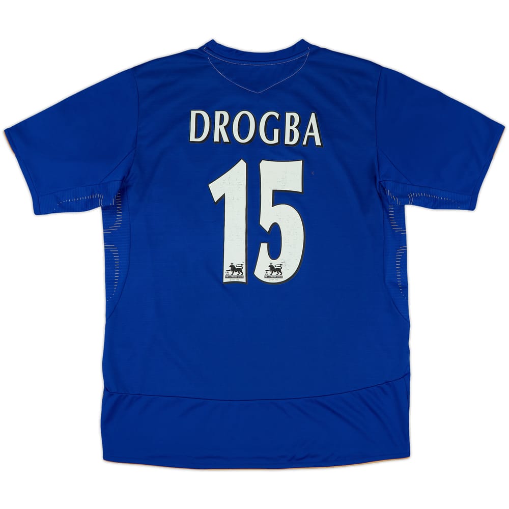 2005-06 Chelsea Centenary Home Shirt Drogba #15 - 7/10 - (L)