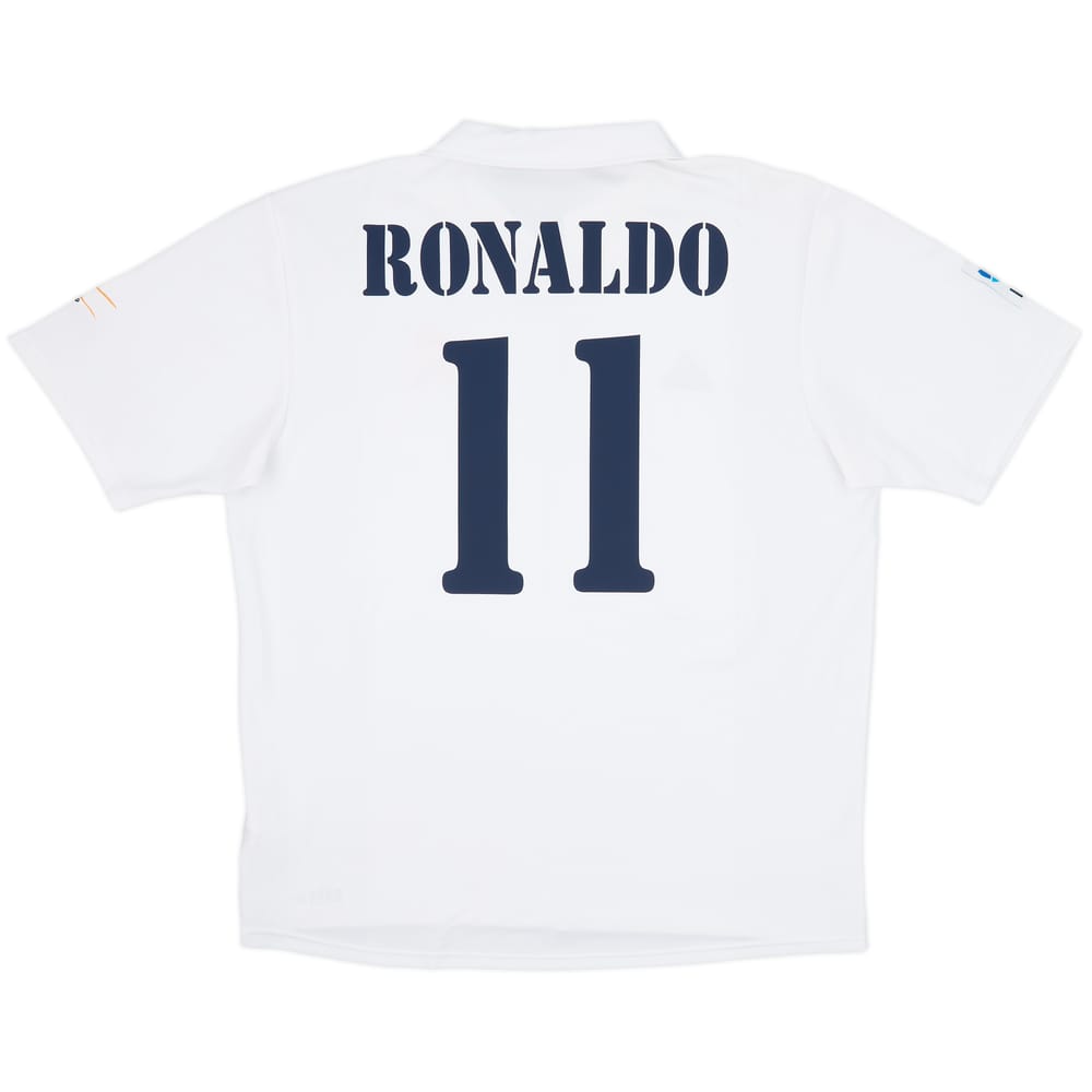 2002-03 Real Madrid Centenary Home Shirt Ronaldo #11 - 9/10 - (XL)