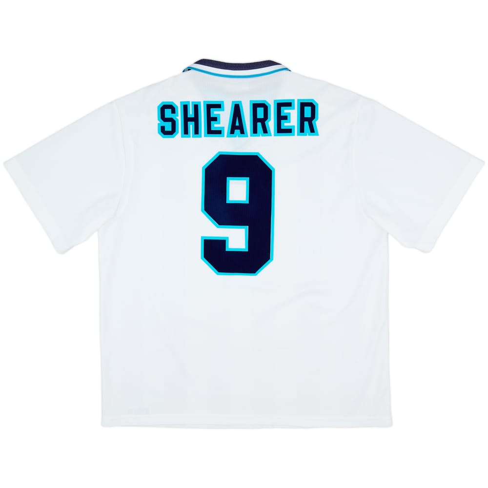 1995-97 England Home Shirt Shearer #9 - 8/10 - (XXL)