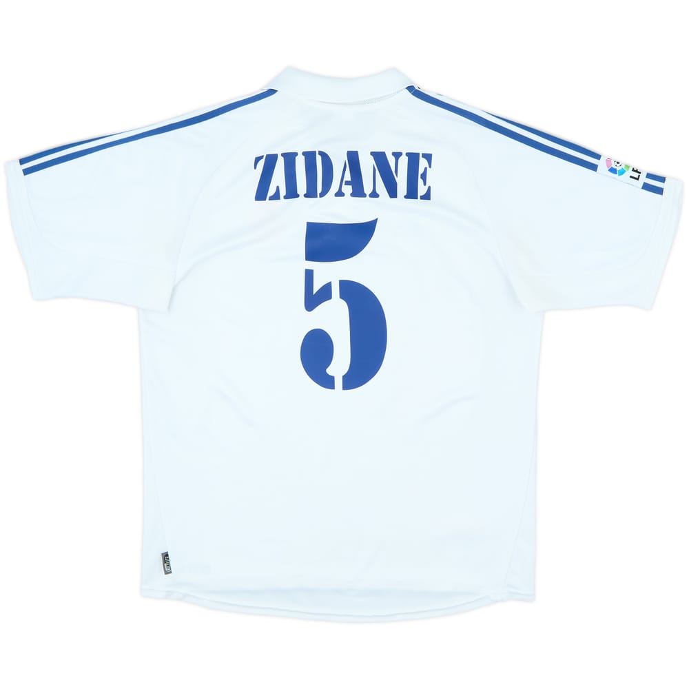 2001 Real Madrid Home Shirt Zidane #5 - 8/10 - (L)
