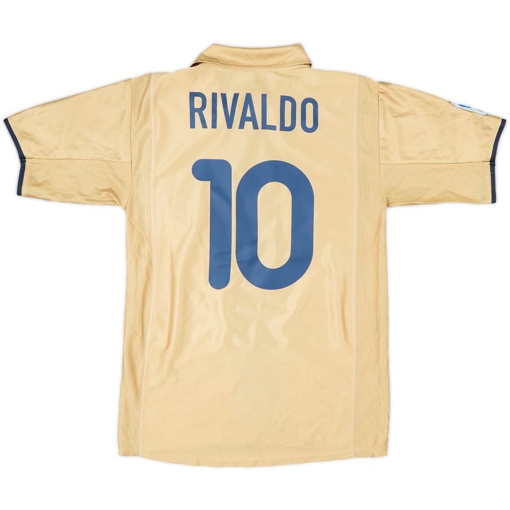 2001-03 Barcelona Away Shirt Rivaldo #10 - 8/10 - (S)