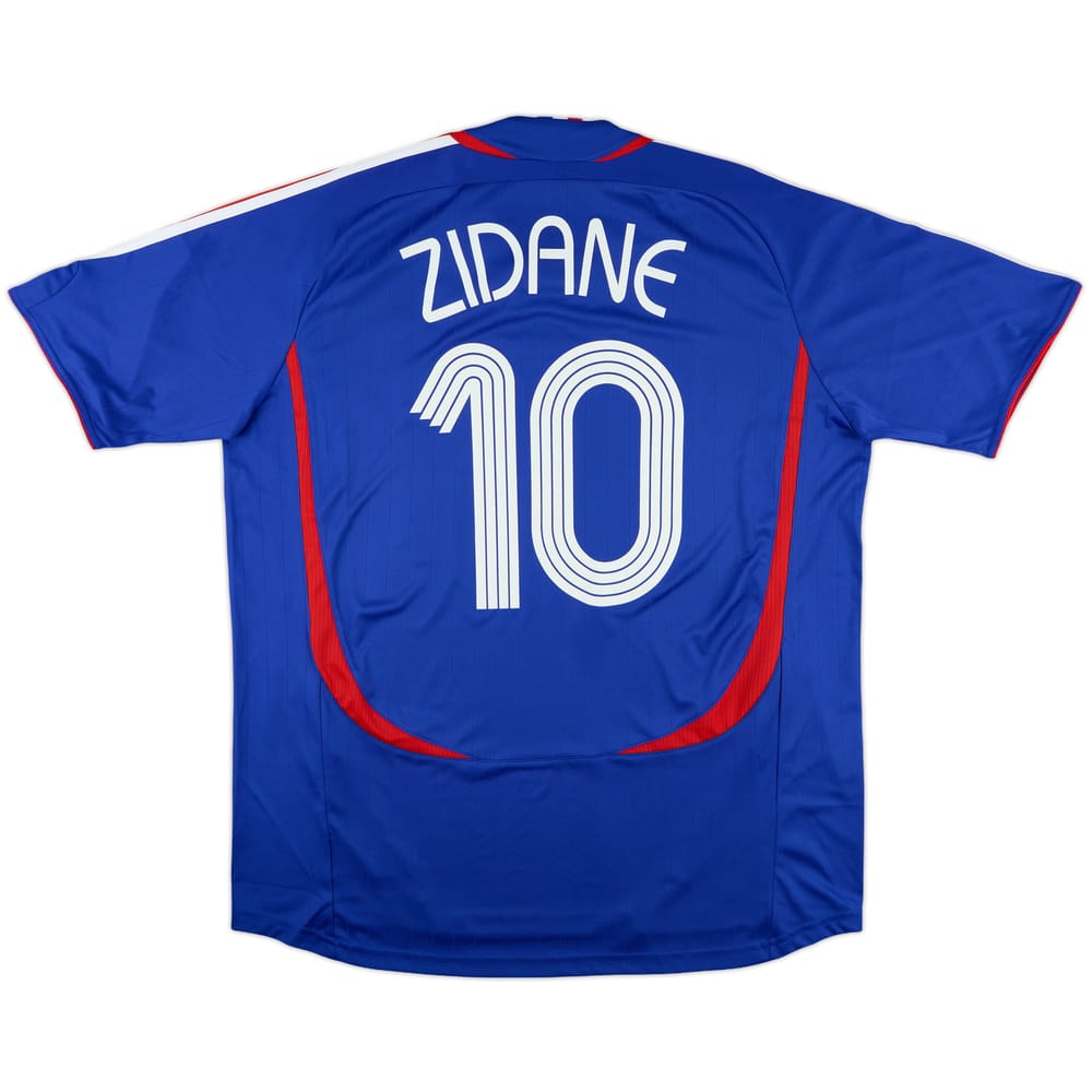 2006-07 France Home Shirt Zidane #10 - 9/10 - (XL)