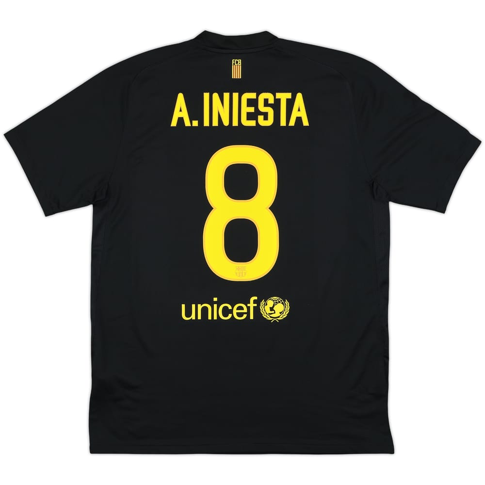 2011-12 Barcelona Away Shirt A.Iniesta #8 - 8/10 - (L)
