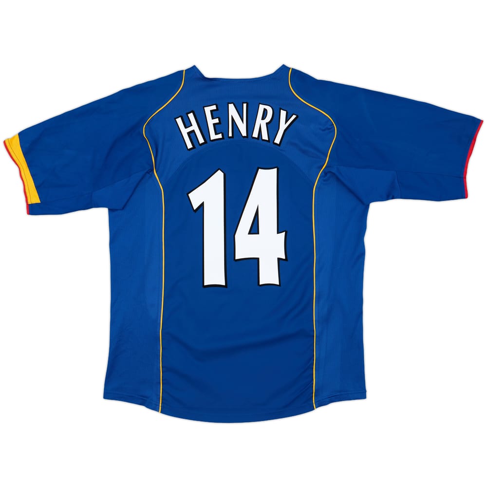 2004-06 Arsenal Away Shirt Henry #14 - 8/10 - (L)