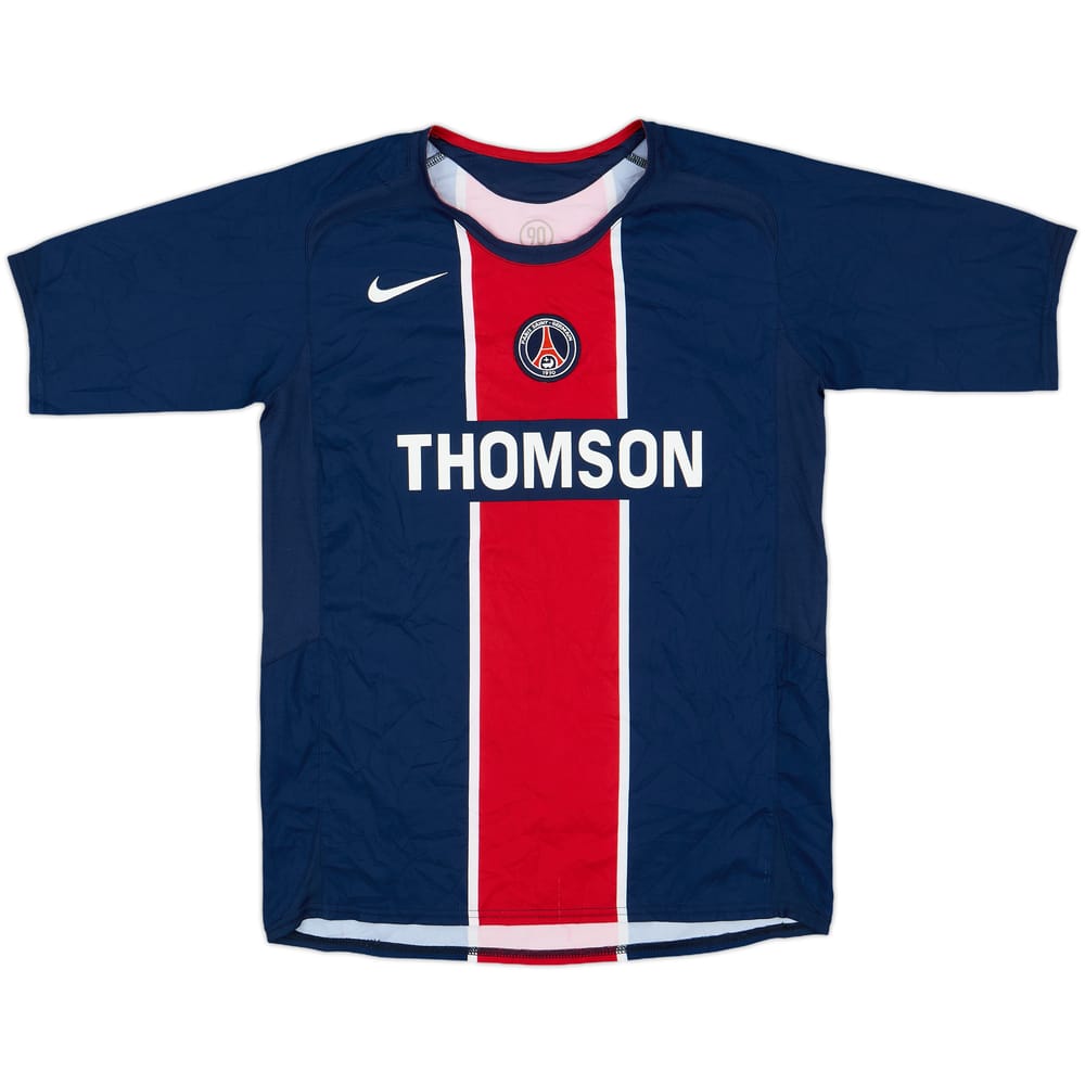 2005-06 Paris Saint-Germain Home Shirt - 8/10 - (L.Boys)