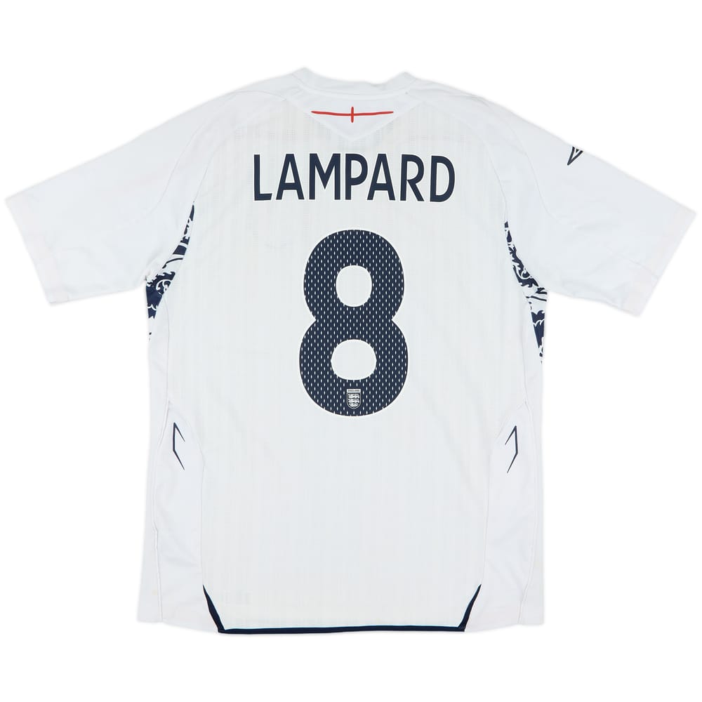 2007-09 England Home Shirt Lampard #8 - 5/10 - (L)