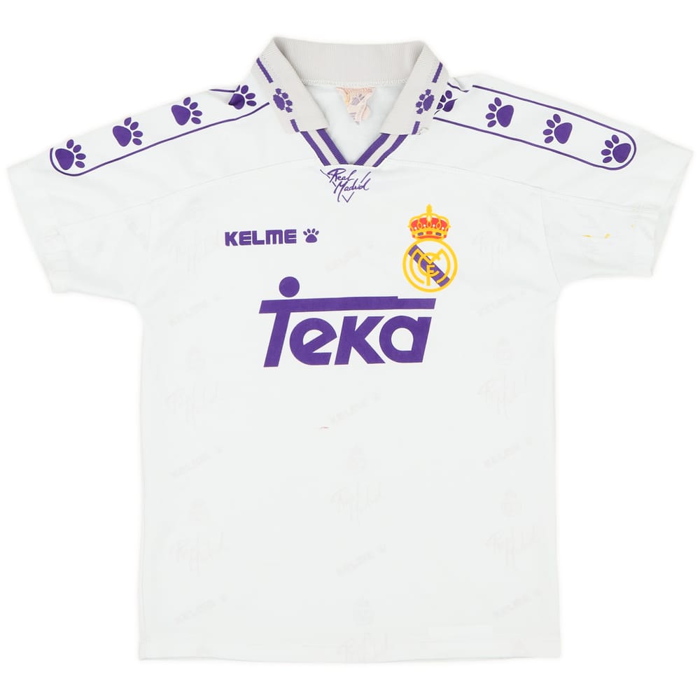 1994-96 Real Madrid Home Shirt - 7/10 - (S.Boys)