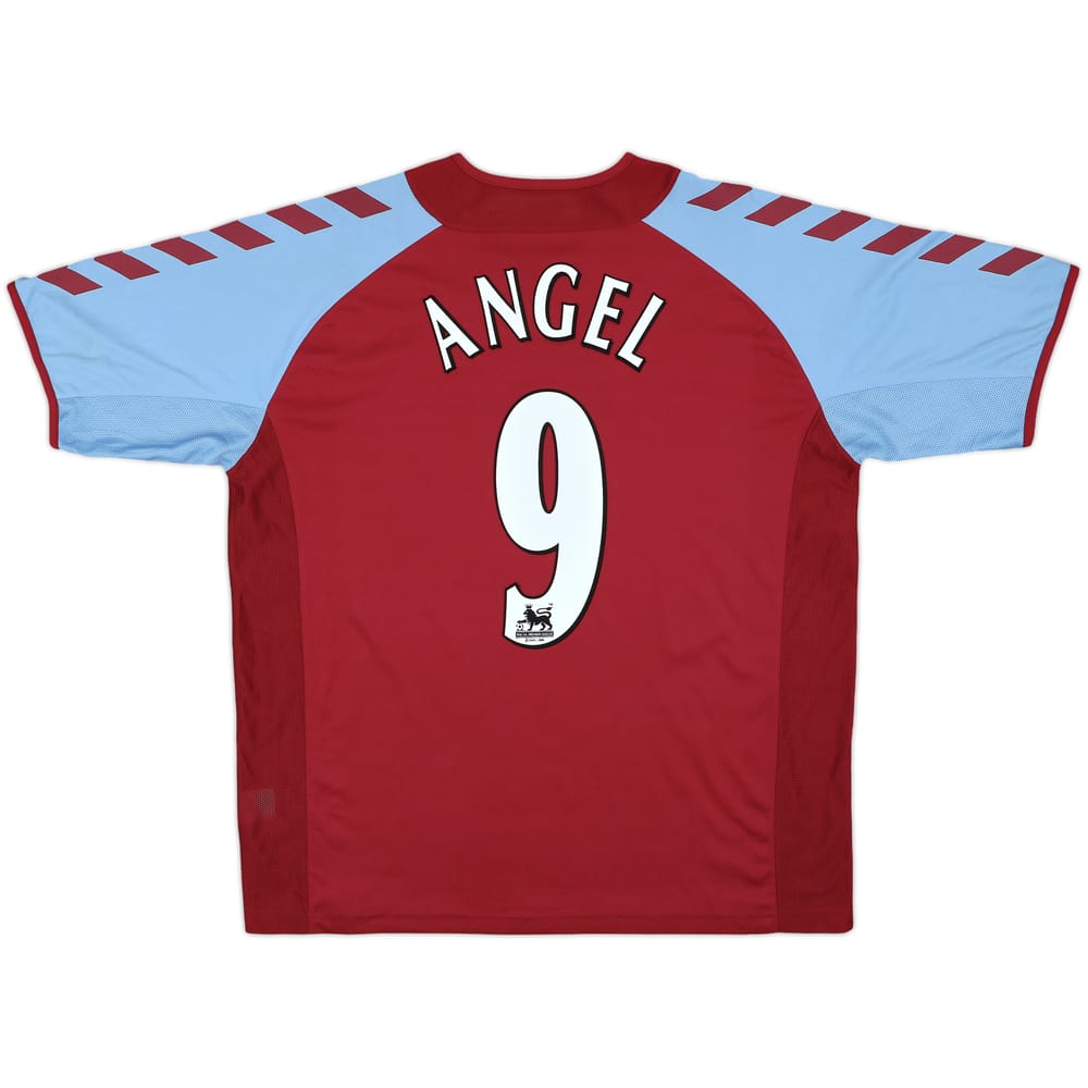 2004-05 Aston Villa Home Shirt Angel #9 - 8/10 - (L)