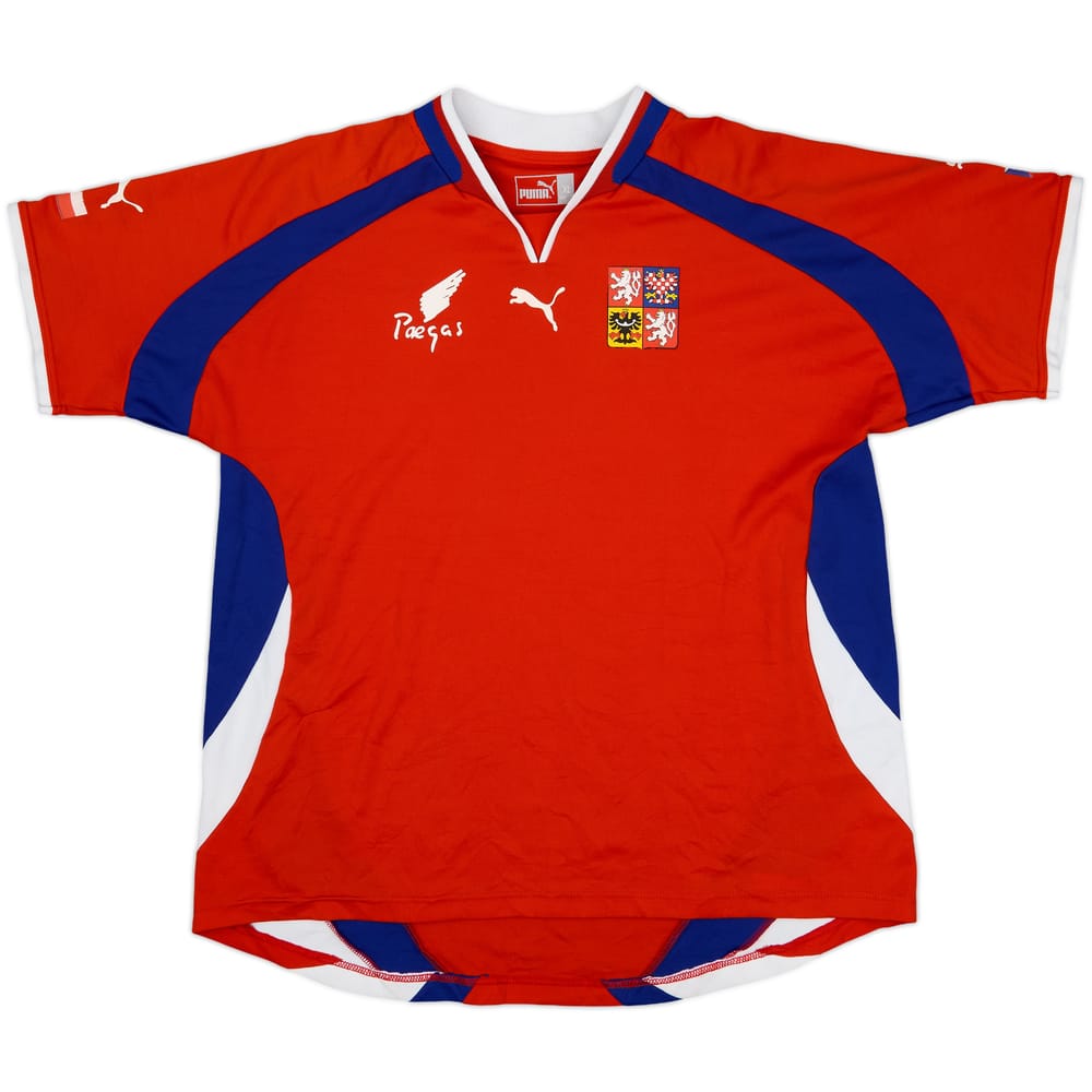 2000-02 Czech Republic Basic Home Shirt - 8/10 - (XL)