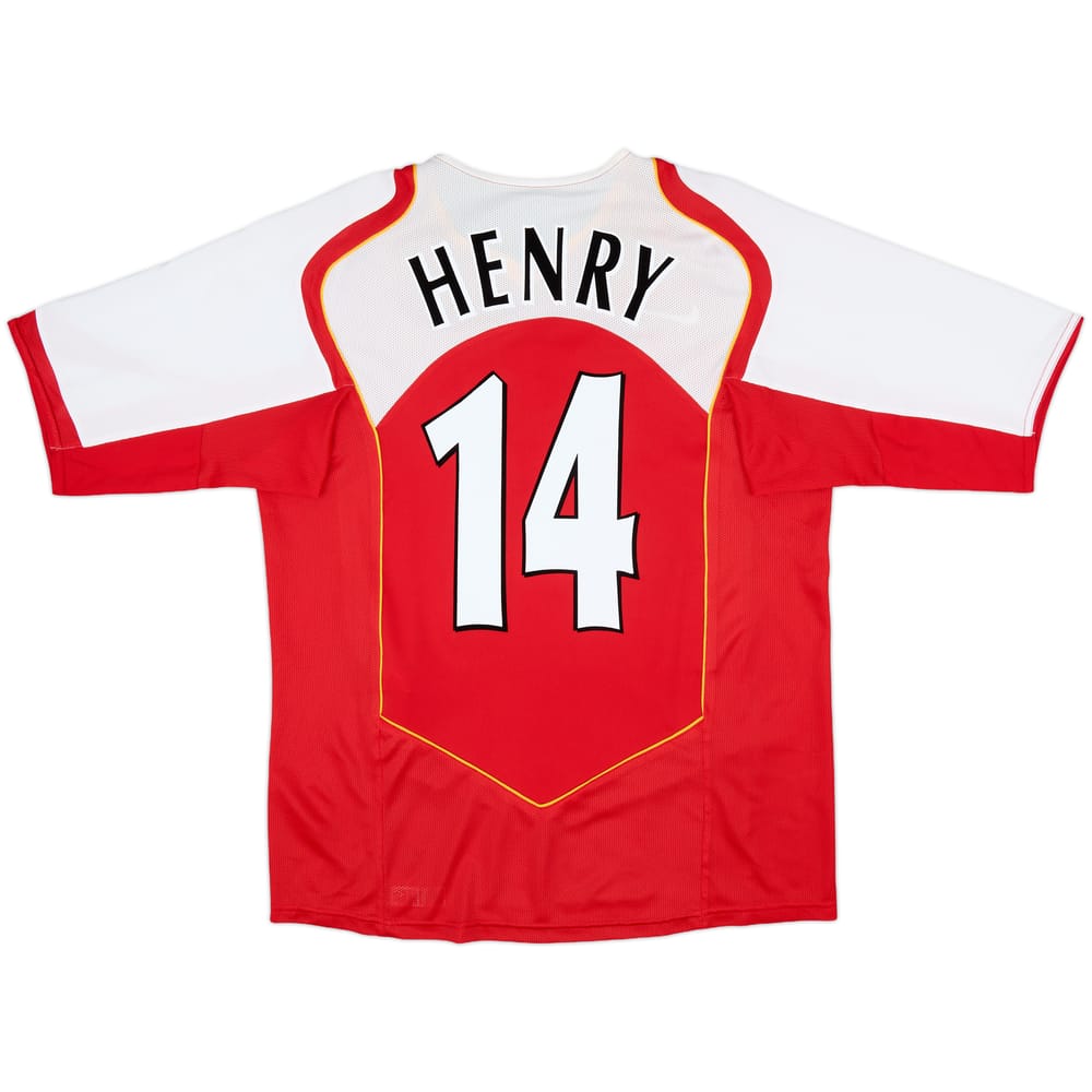 2004-05 Arsenal Home Shirt Henry #14 - 9/10 - (L)