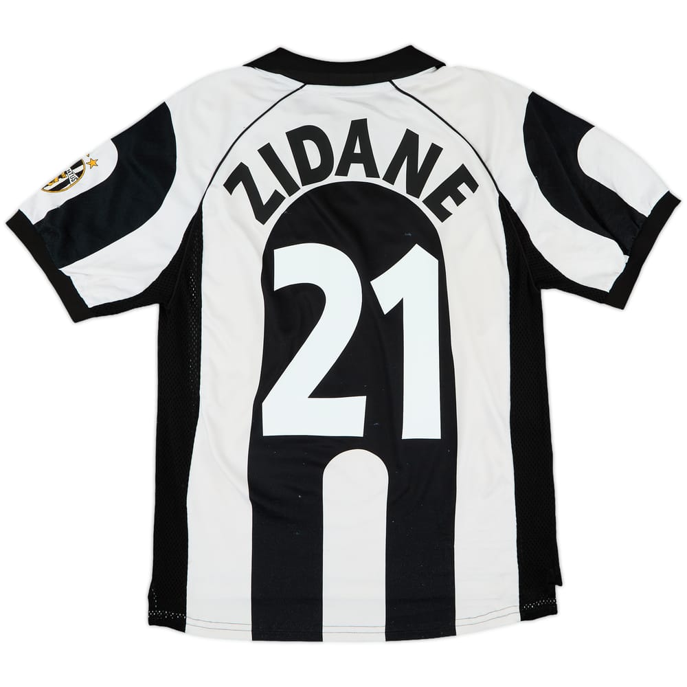 1997-98 Juventus Centenary Home Shirt Zidane #21 - 6/10 - (S)