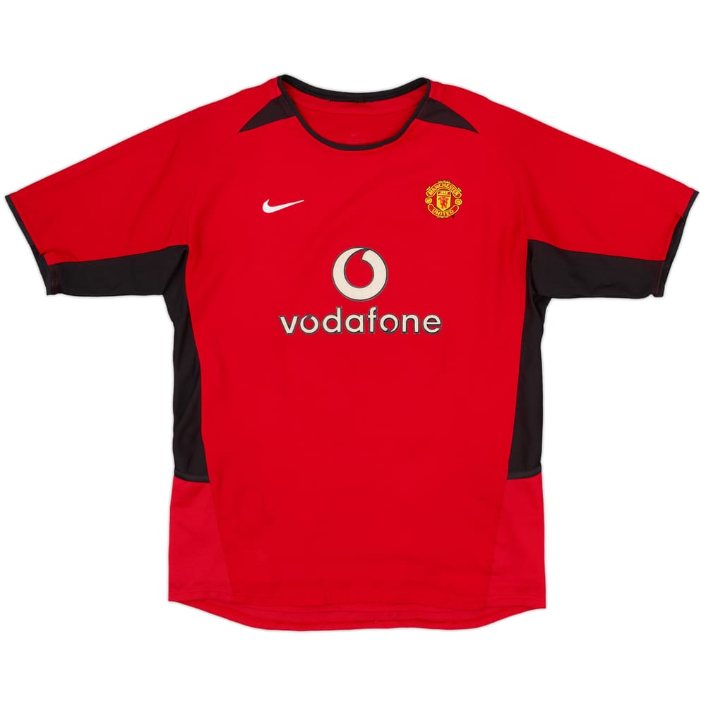 2002-04 Manchester United Home Shirt - 8/10 - (XL.Boys)