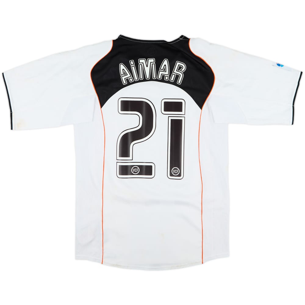 2004-05 Valencia Home Shirt Aimar #21 - 6/10 - (S)
