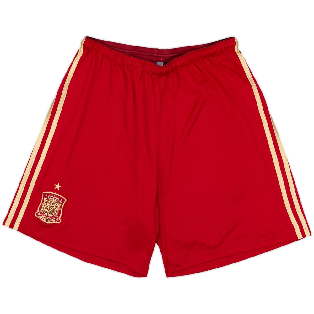 2013-15 Spain Home Shorts - 9/10 - (L)