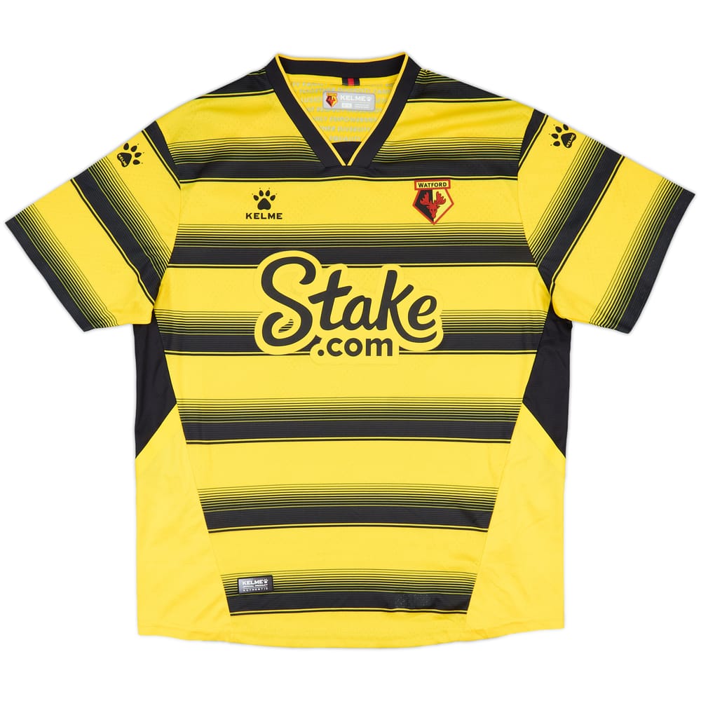 2021-22 Watford Home Shirt - 9/10 - (XL)