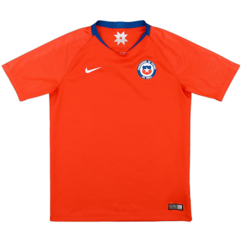 2018-19 Chile Home Shirt - 9/10 - (XL.Boys)
