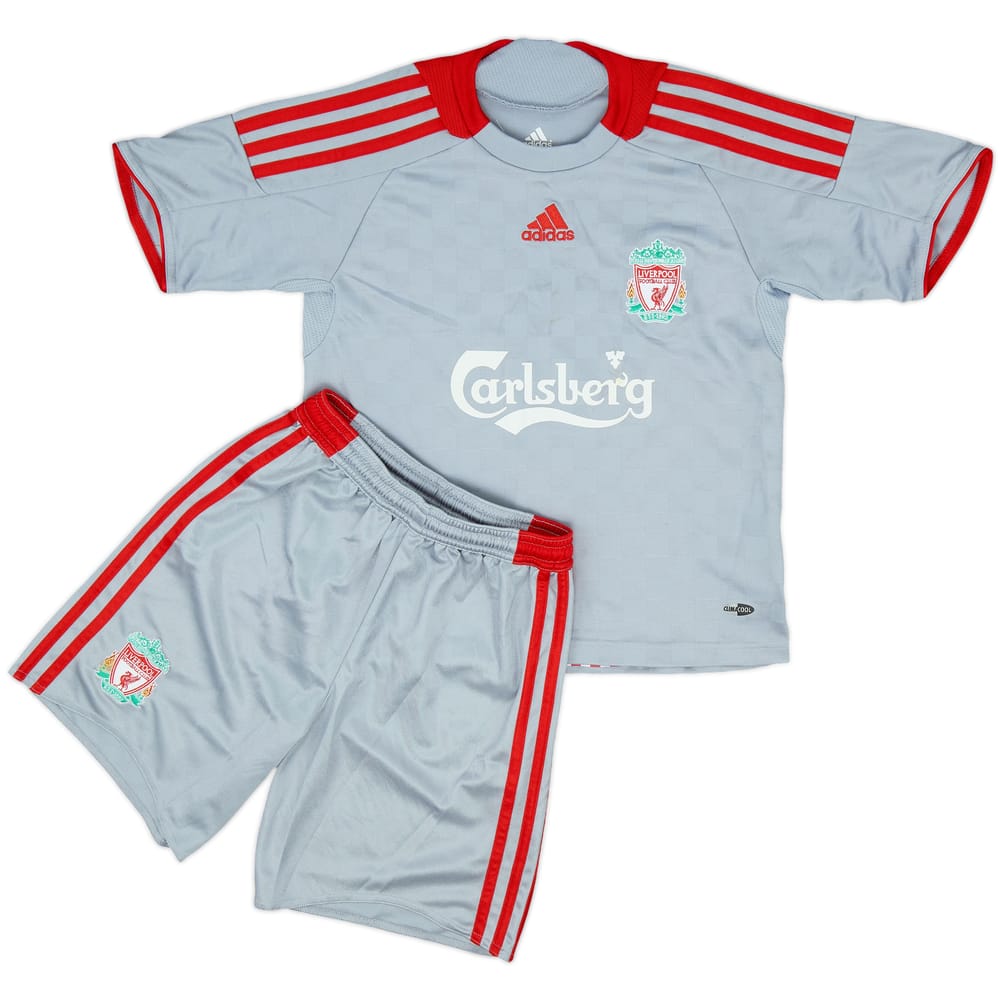2008-09 Liverpool Away Shirt and Shorts Torres #9 - 9/10 - (7-8 Years)