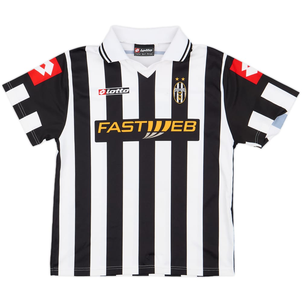 2001-02 Juventus Basic Home Shirt - 9/10 - (L.Boys)
