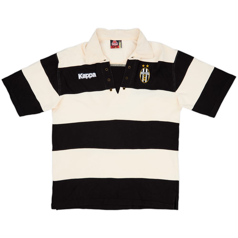 1997-98 Juventus Kappa Laced Polo Shirt - 7/10 - (M)
