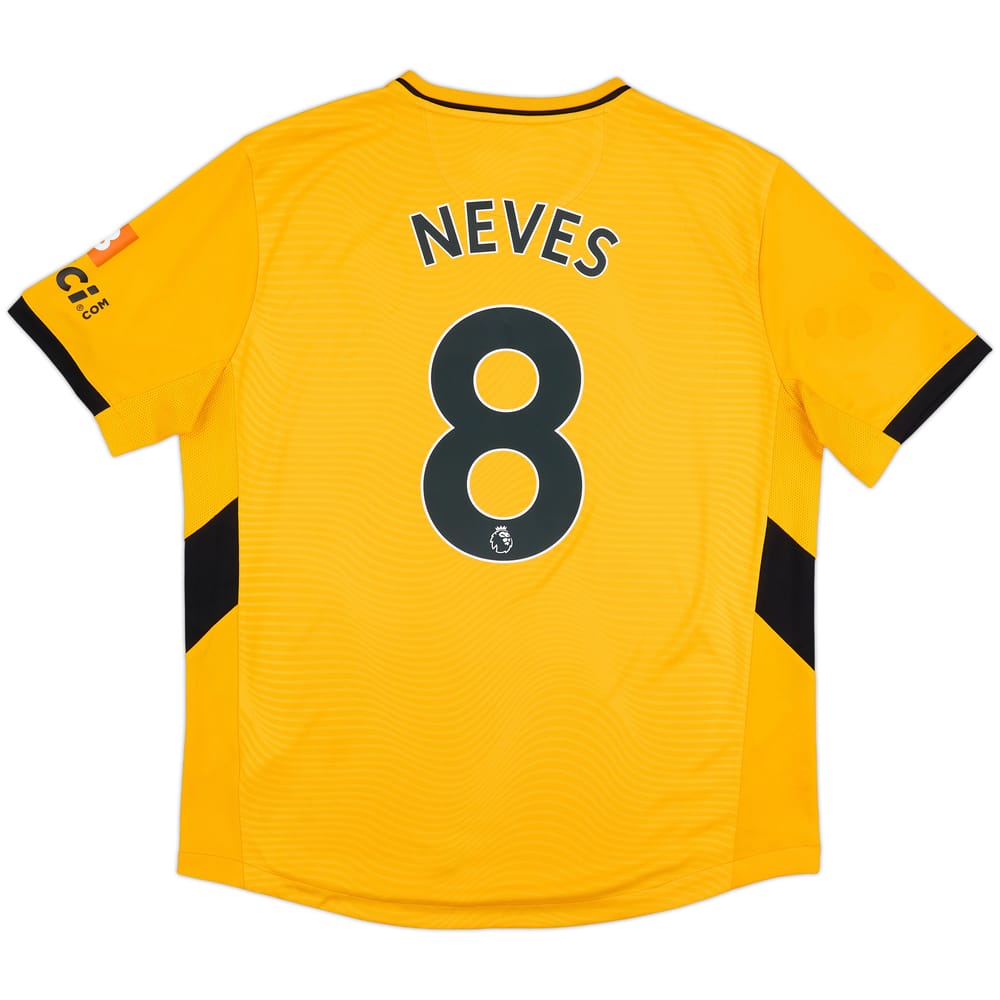 2021-22 Wolves Home Shirt Neves #8 - 7/10 - (XL)