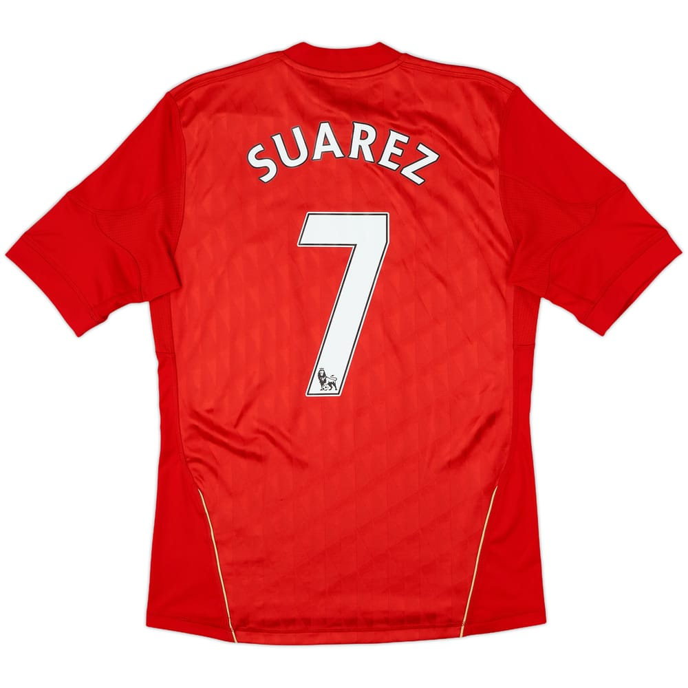 2010-12 Liverpool Home Shirt Suarez #7 - 7/10 - (S)