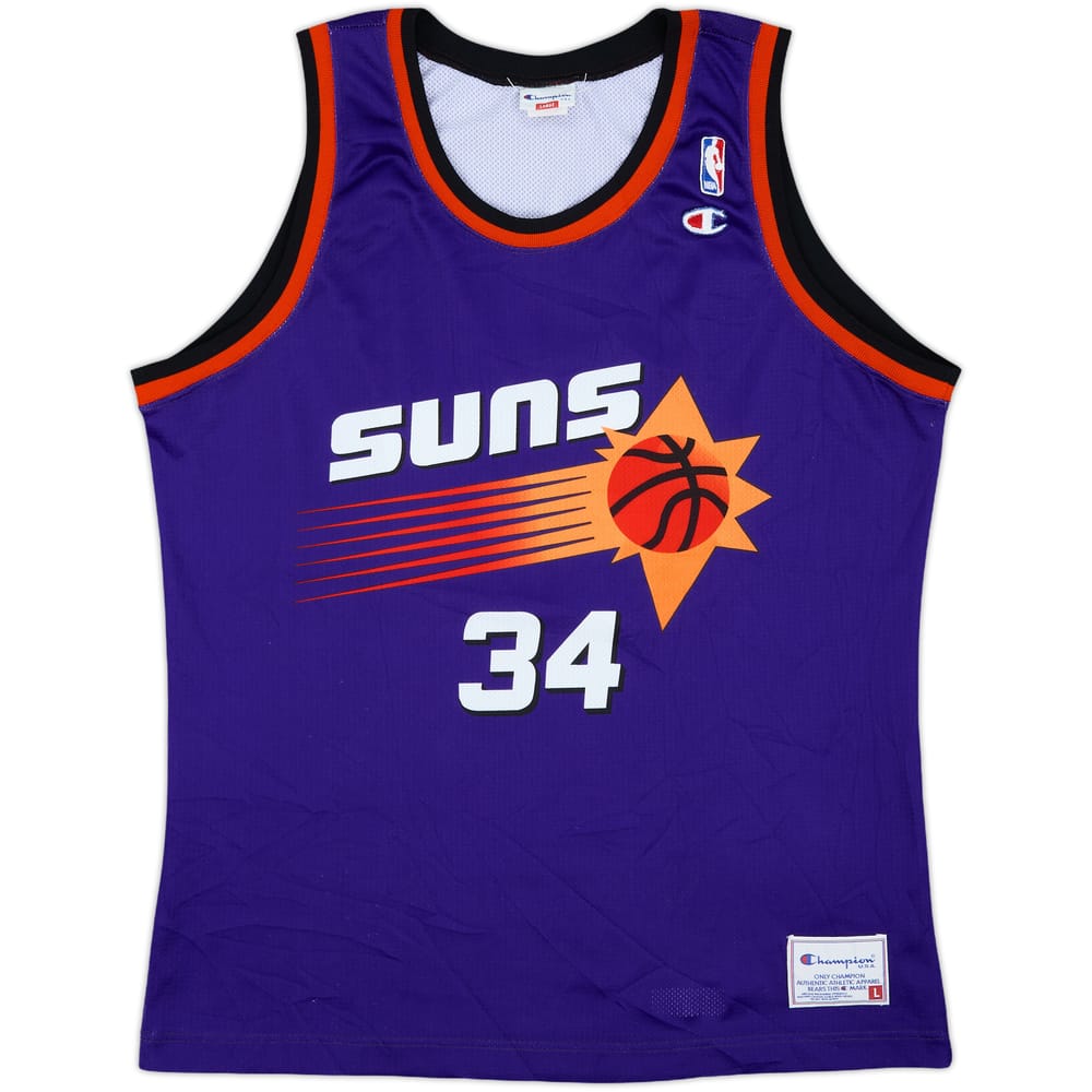 1992-96 Phoenix Suns Barkley #34 Champion Away Jersey - 9/10 - (L)