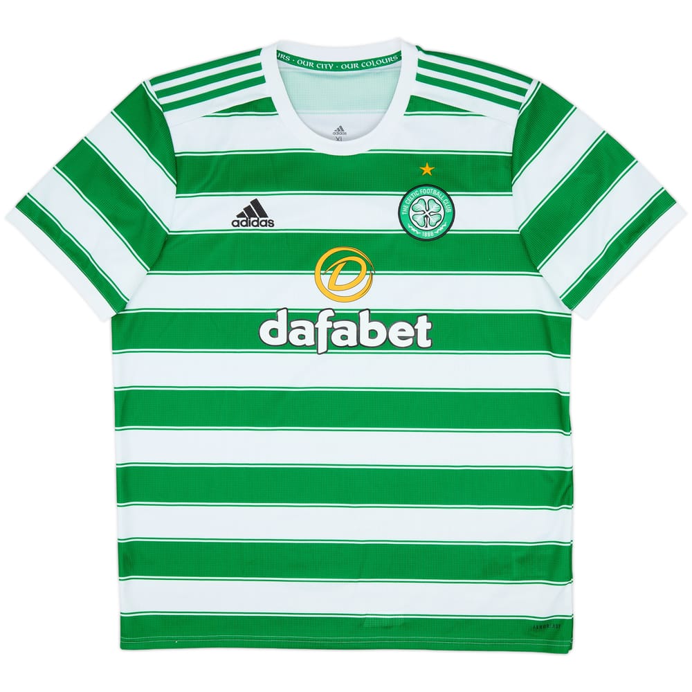 2021-22 Celtic Home Shirt - 10/10 - (XL)